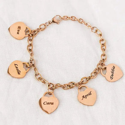 DIY Stainless Steel Love Engraved Bracelet
