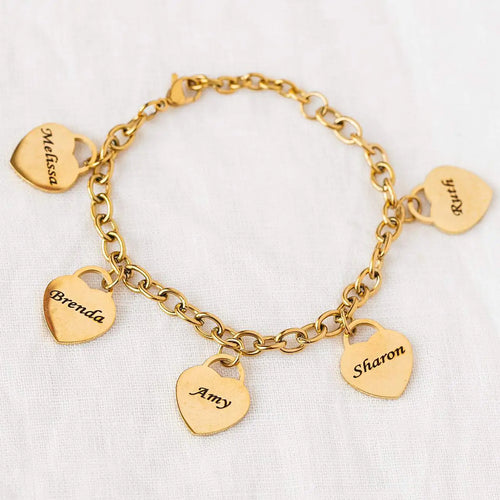 DIY Stainless Steel Love Engraved Bracelet